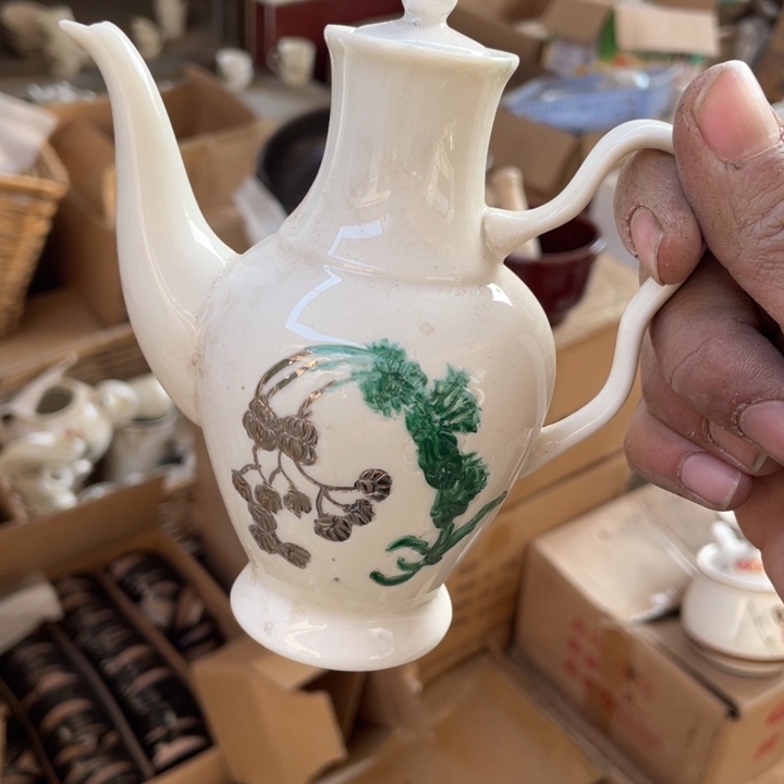 紫砂茶壶陶瓷摆件工艺品