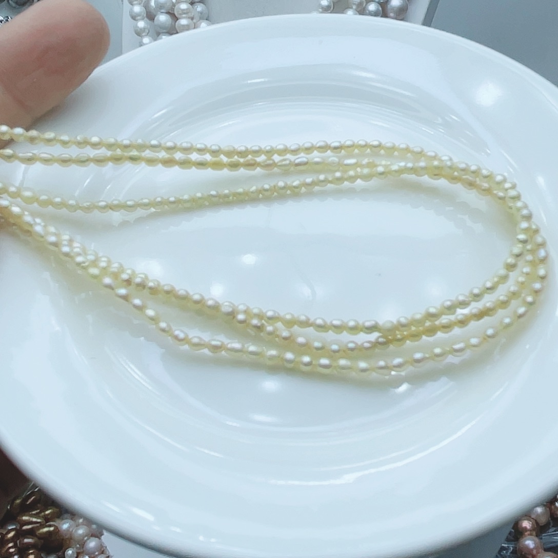 淡水珍珠颈饰钛钢