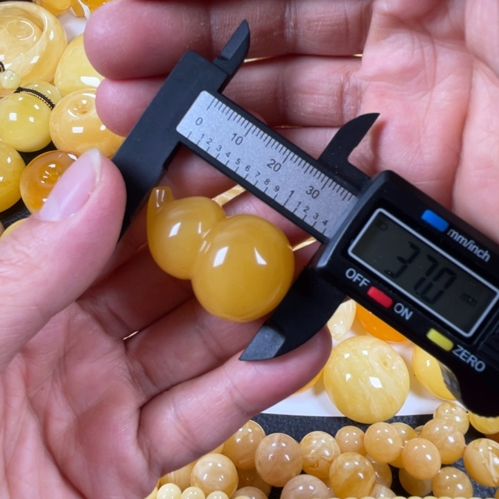 裸石蜜蜡未镶嵌蜜蜡葫芦