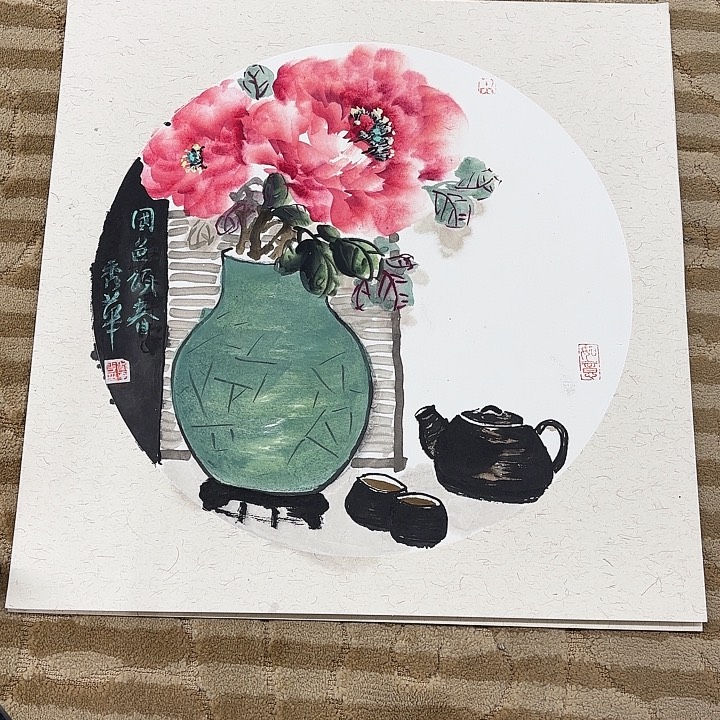 国画花鸟的翅膀和翅膀是50.50