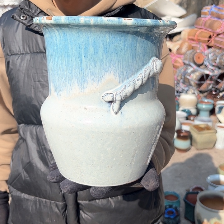 红陶微瑕口径20高度22.5