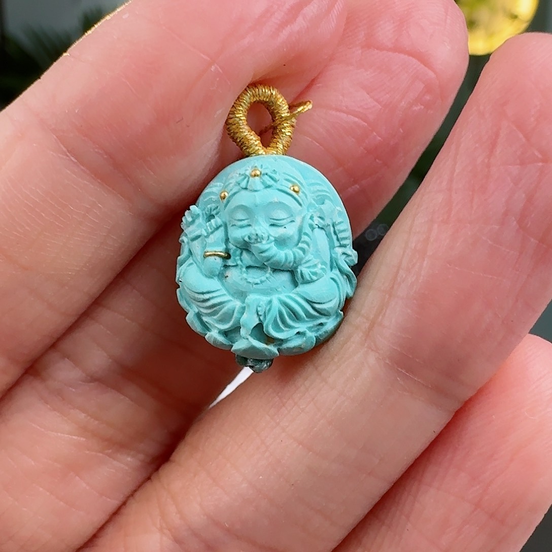 绿松石珠宝奇石未镶嵌