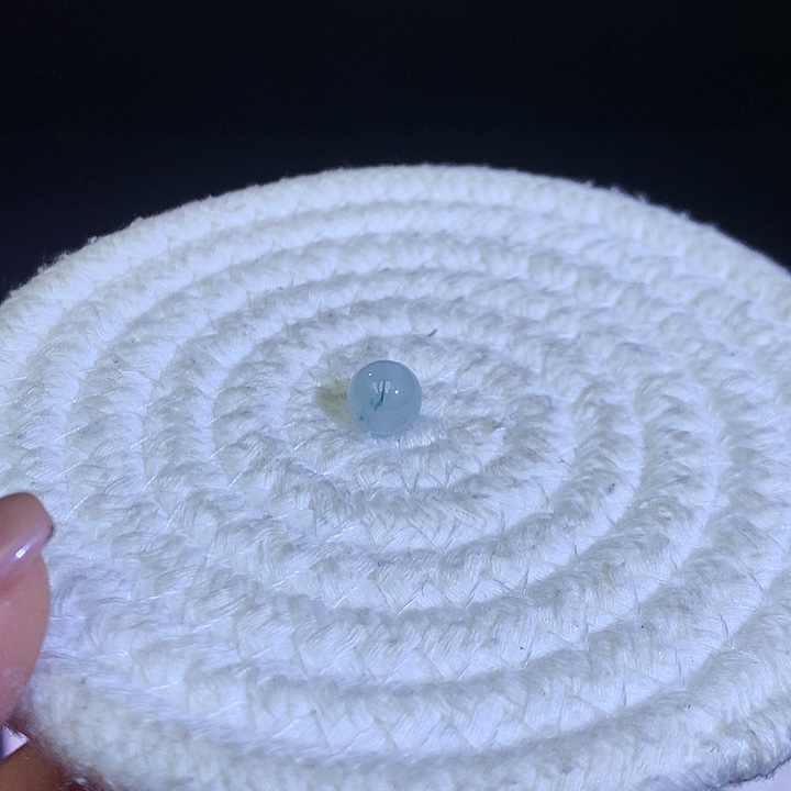 翡翠散珠天然缅甸翡翠单珠卡8:6飘花