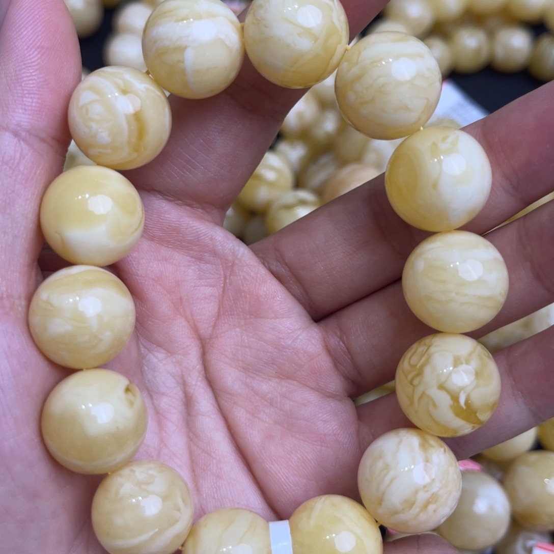 裸石琥珀未镶嵌尺寸15.8