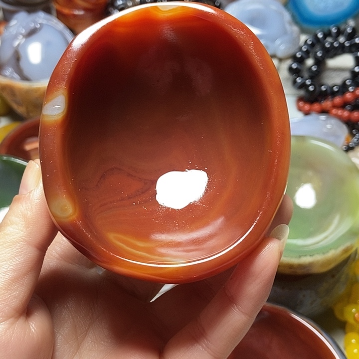 木***车玛瑙/玉髓未镶嵌珠宝奇石