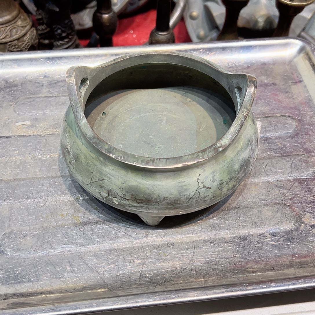 宁**泊黄铜摆件，文房摆件