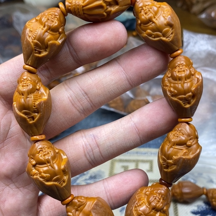 橄榄核手串/手链橄榄核雕工艺手串