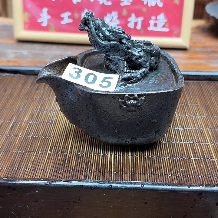 纯手工制作粗陶茶具
