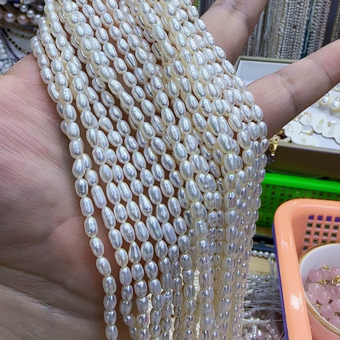 未镶嵌淡水珍珠11号，半成品白色