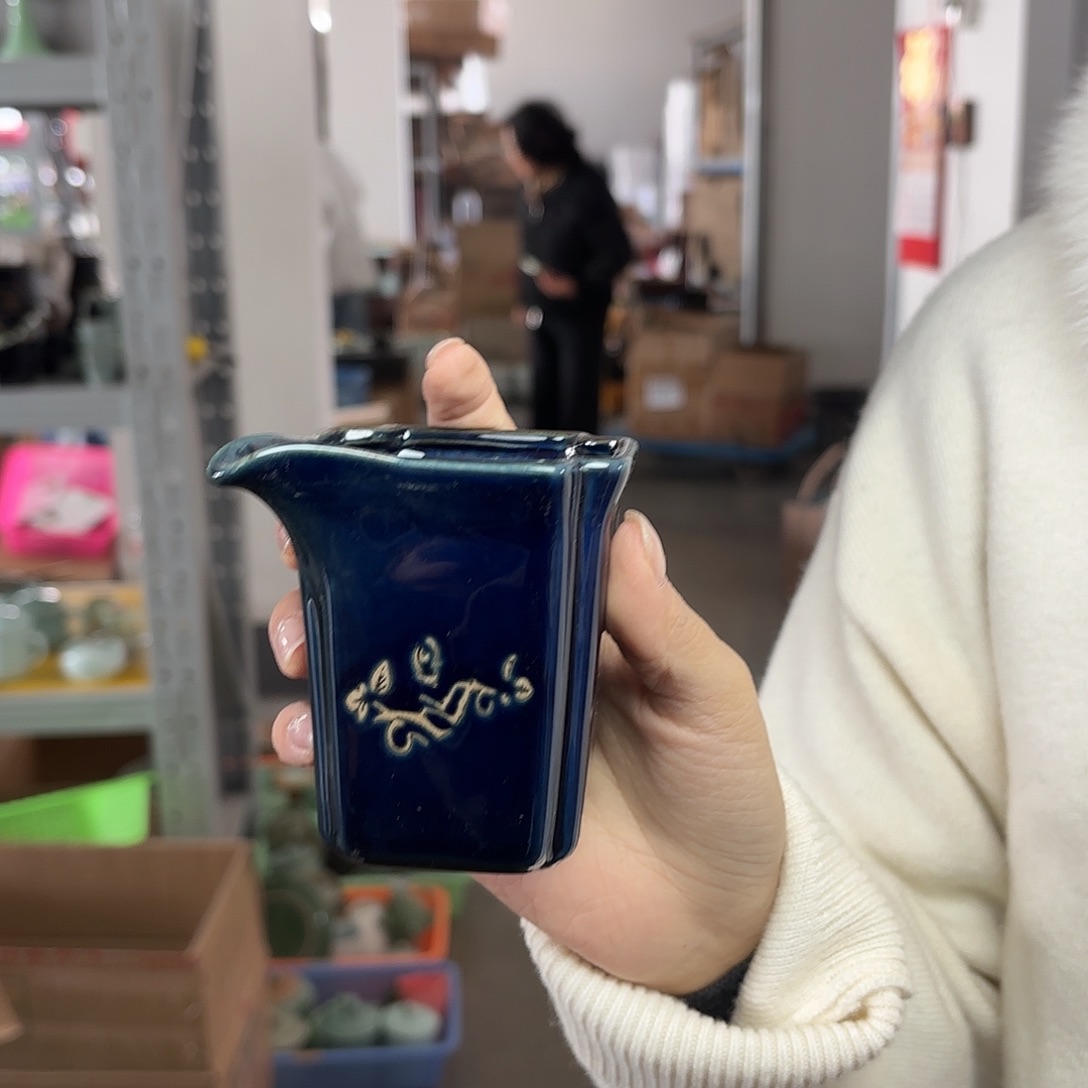 龙泉云间青瓷小米茶器