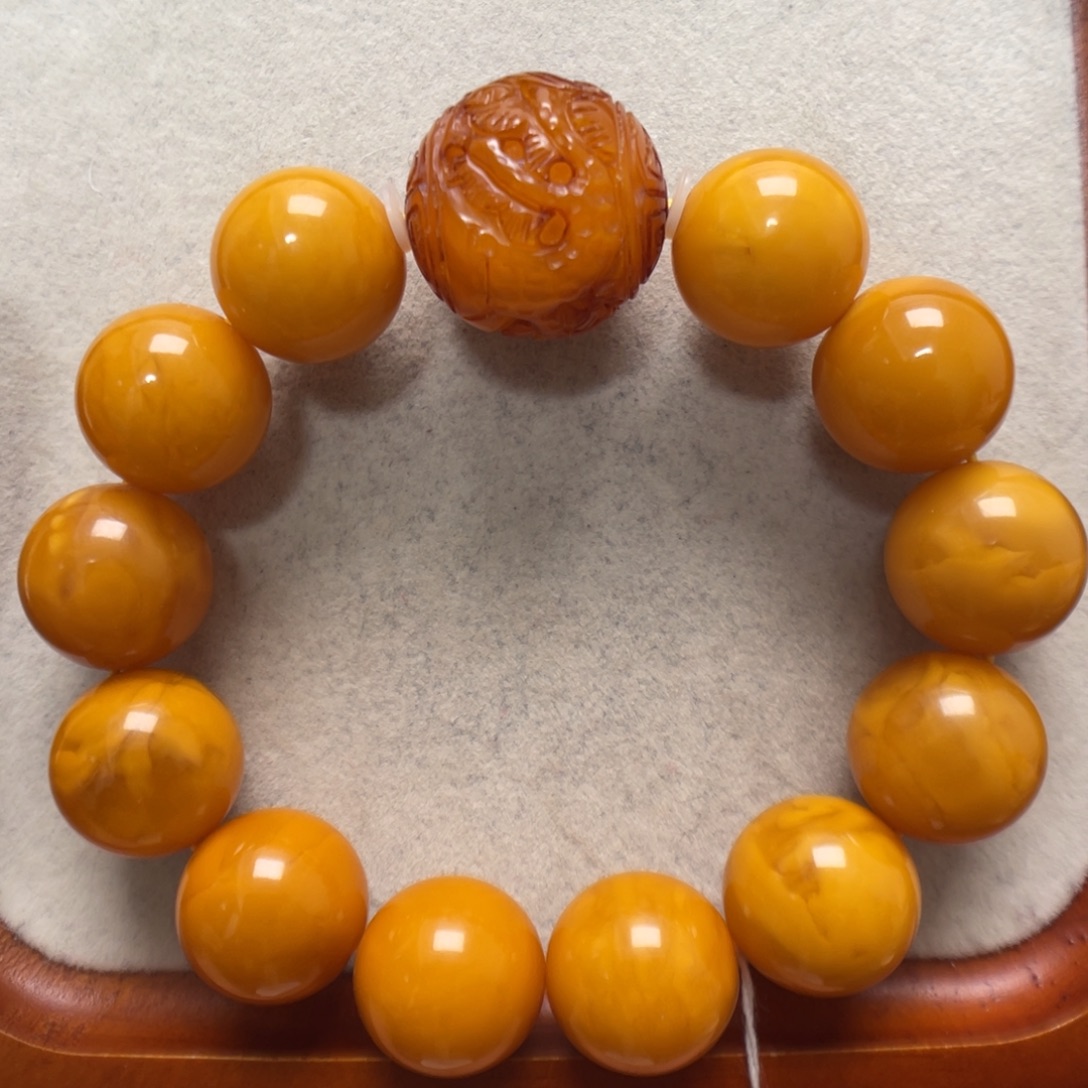 蜜蜡未镶嵌手链蜜蜡