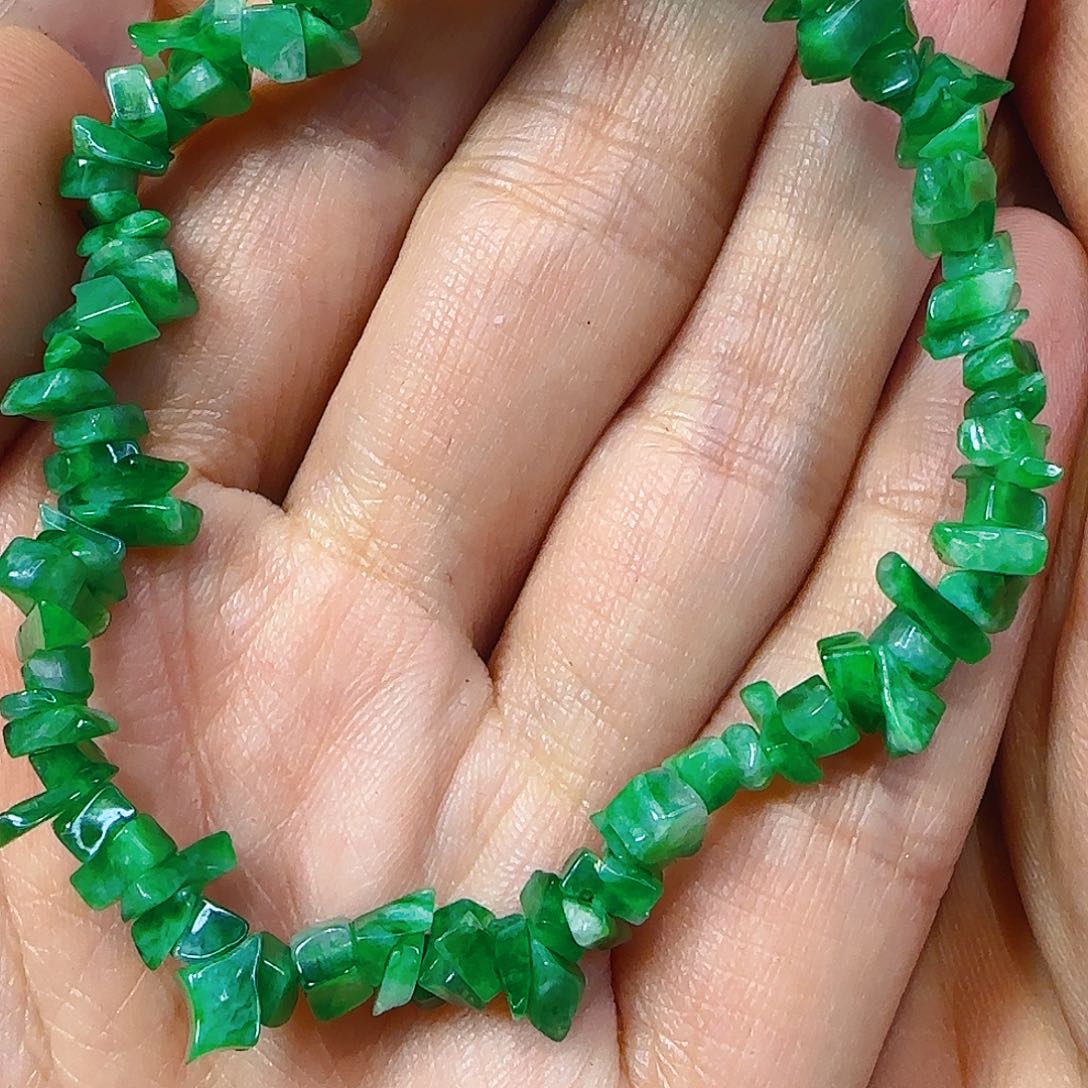 翡翠手链未镶嵌吐****O翡翠199