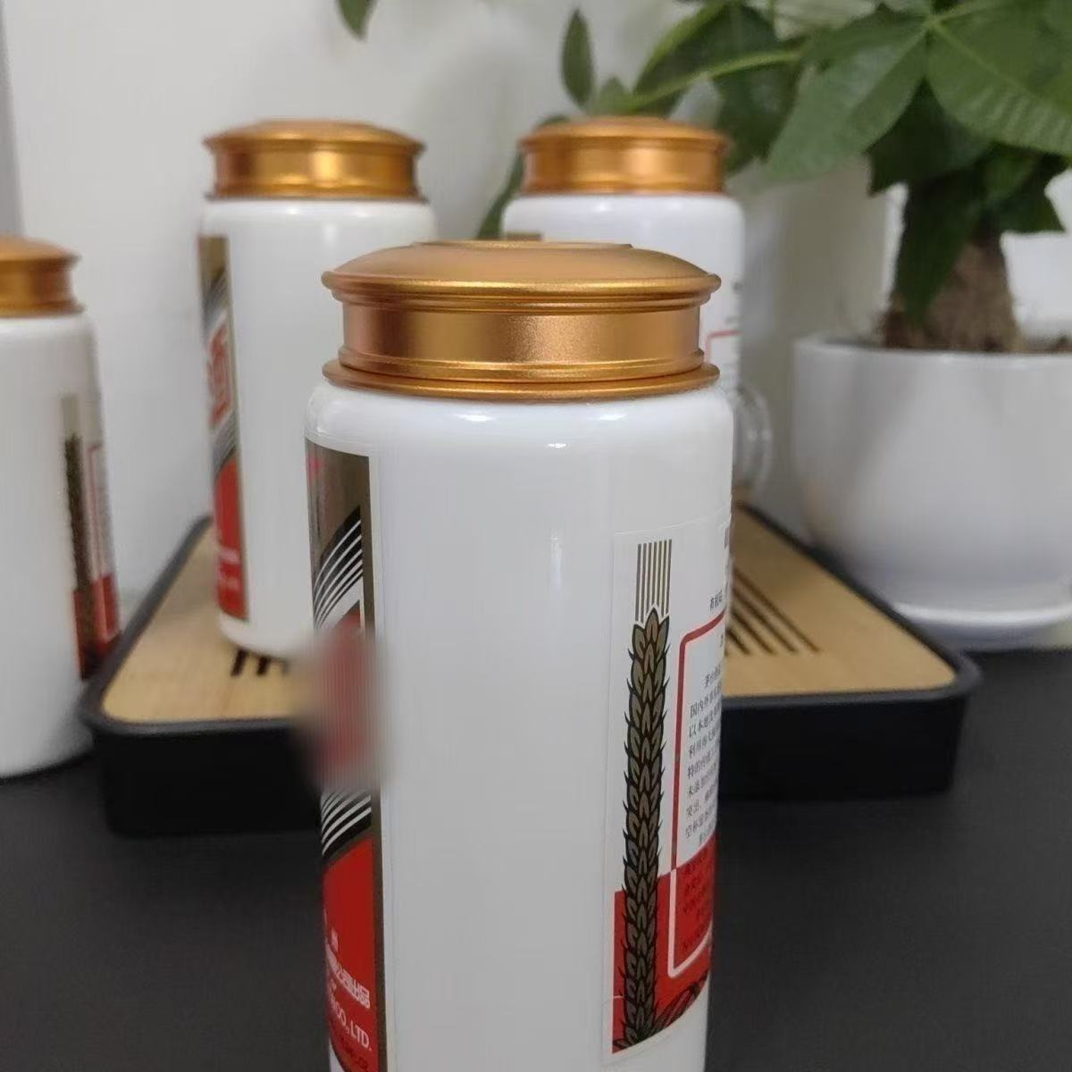 精品创意原装酒瓶茶叶罐茶具茶道摆件