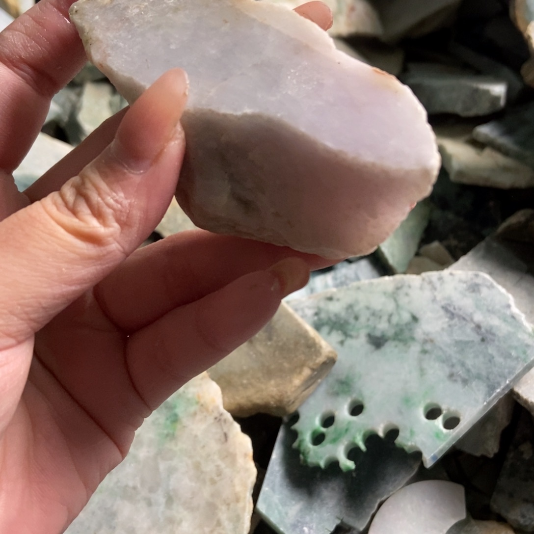 翡翠未镶嵌挂件天然翡翠