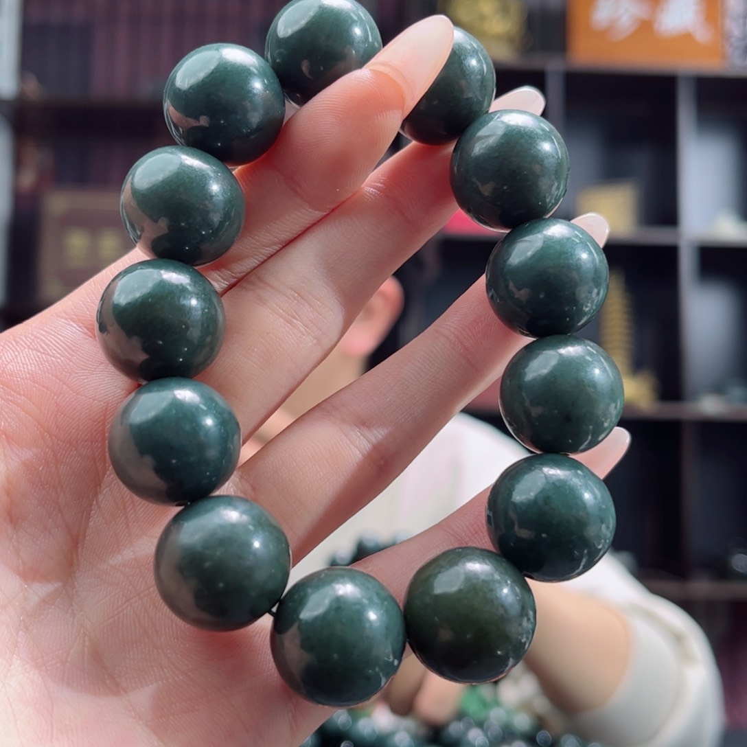 【闪购商品】和田玉手串未镶嵌新疆且末料18 多样性拍一发一