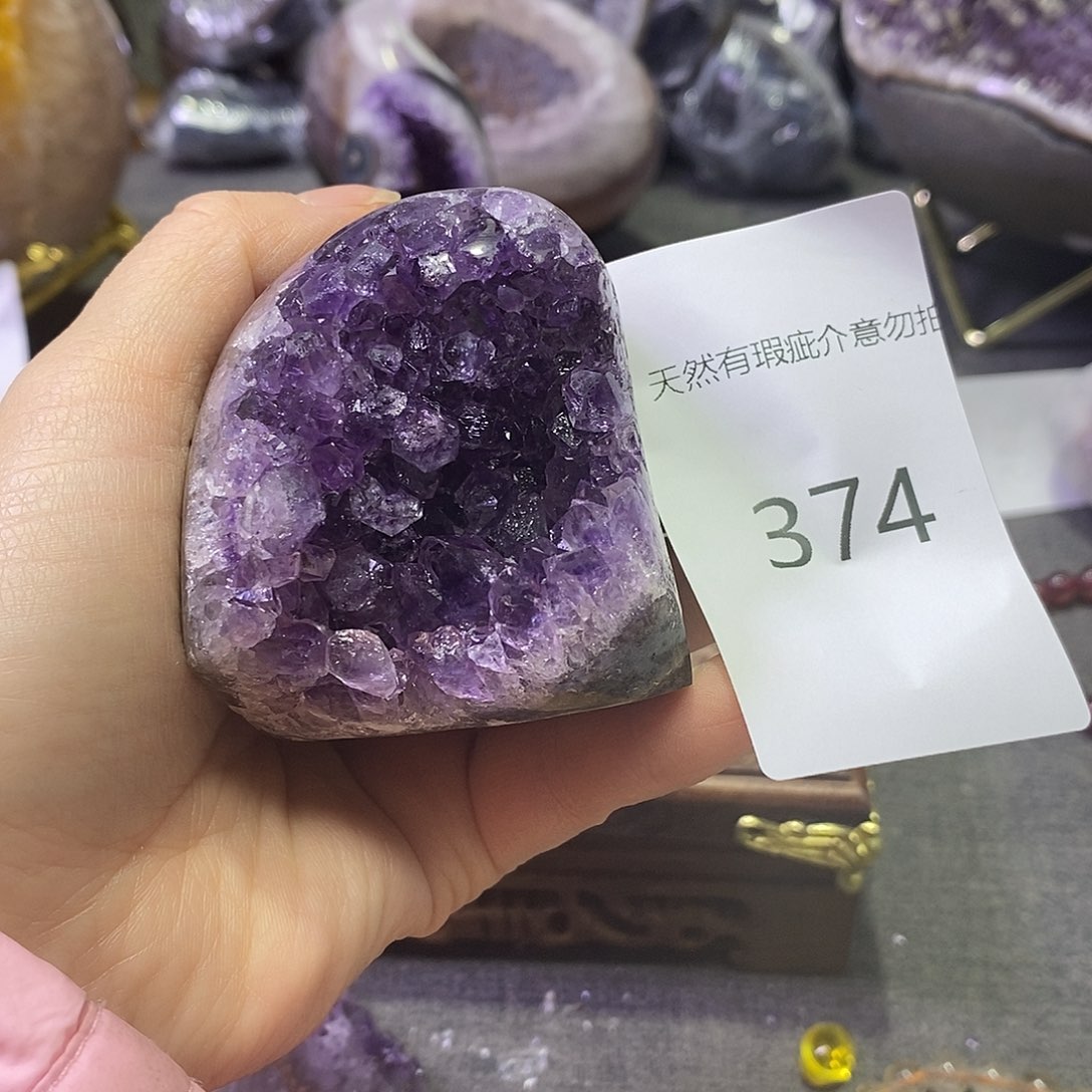 未镶嵌珠宝半成品紫晶