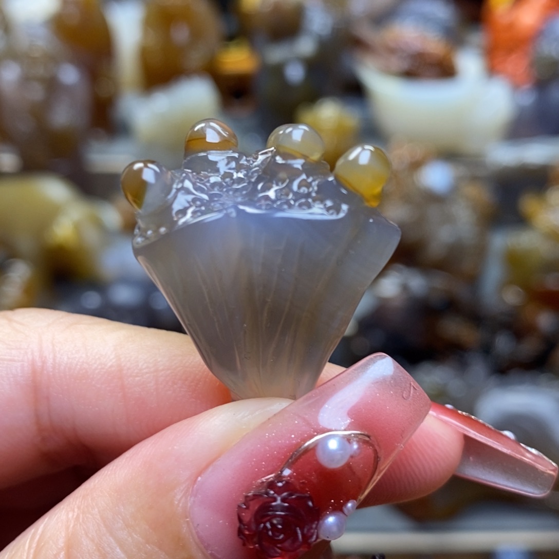 玛瑙/玉髓挂件未镶嵌