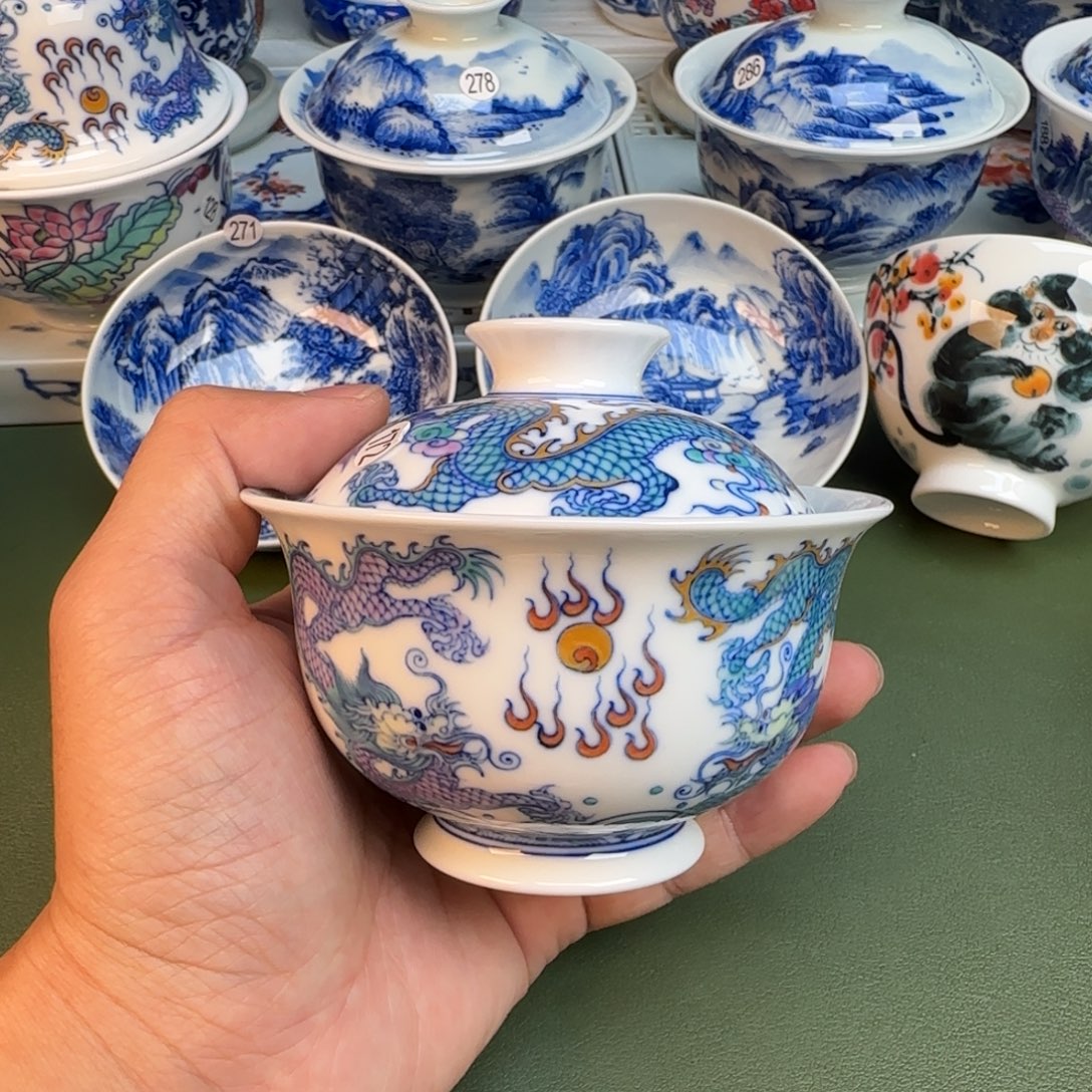 陶纯手工纯手绘茶具293