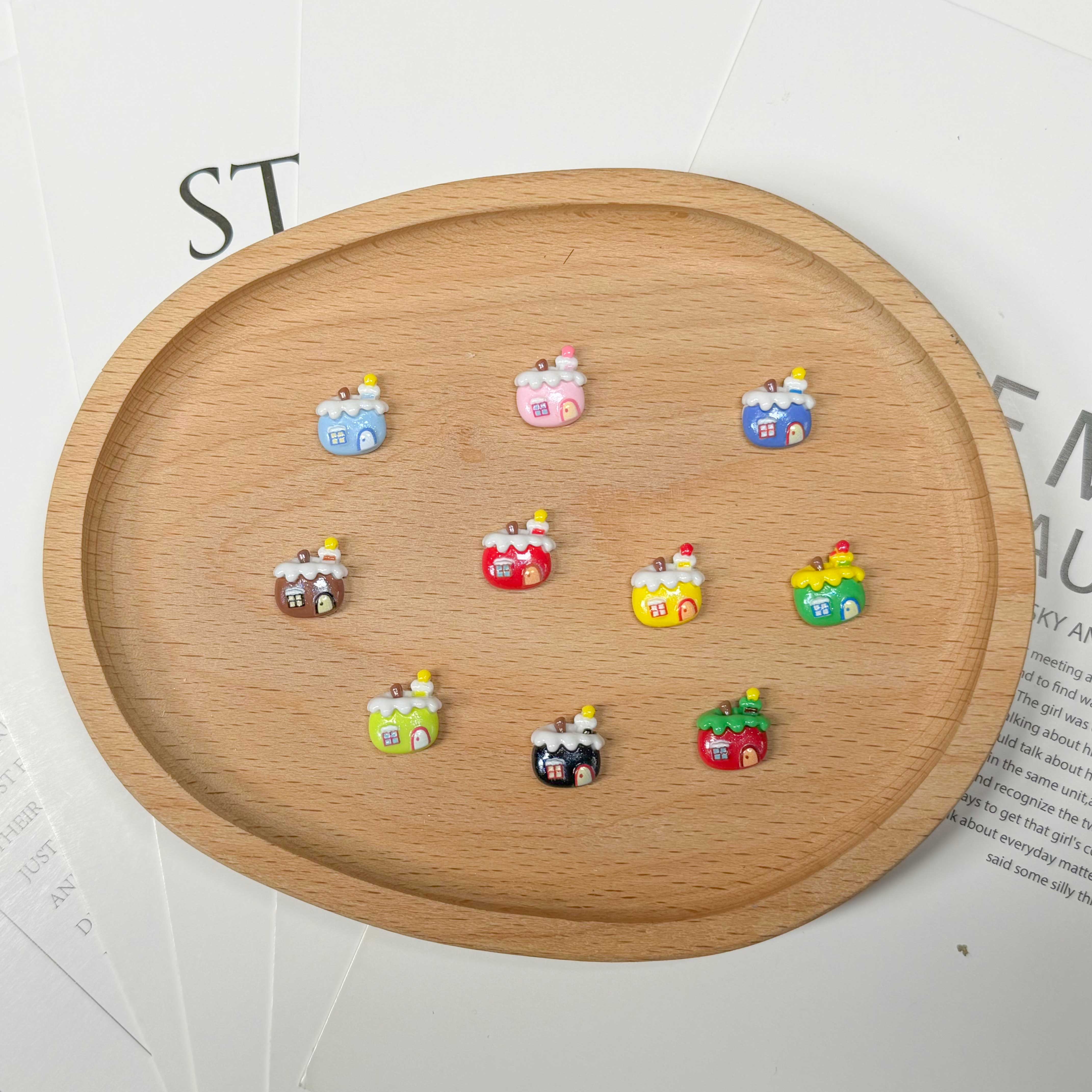 【雪顶苹果屋】想念diy树脂配件