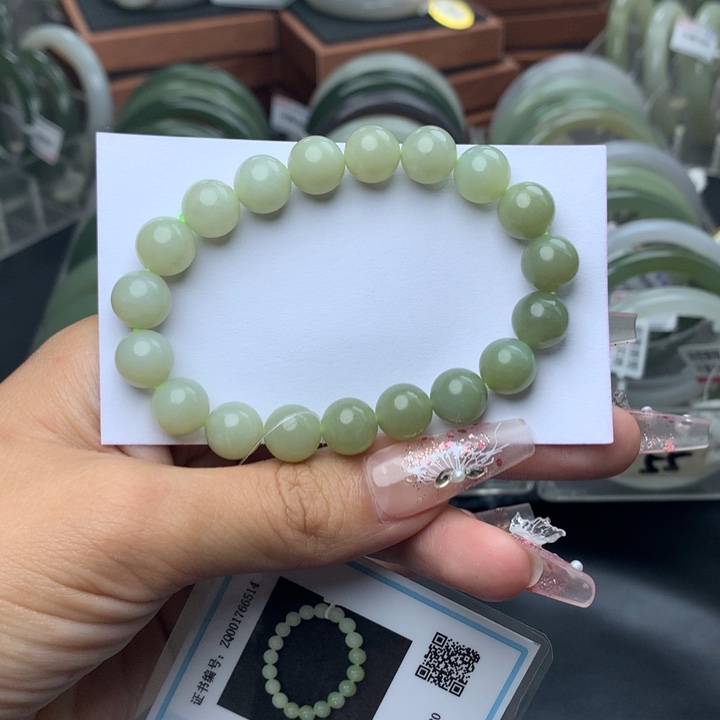 和田玉手镯未镶嵌日*轩