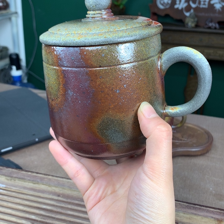 紫砂柴烧纯自然柴烧