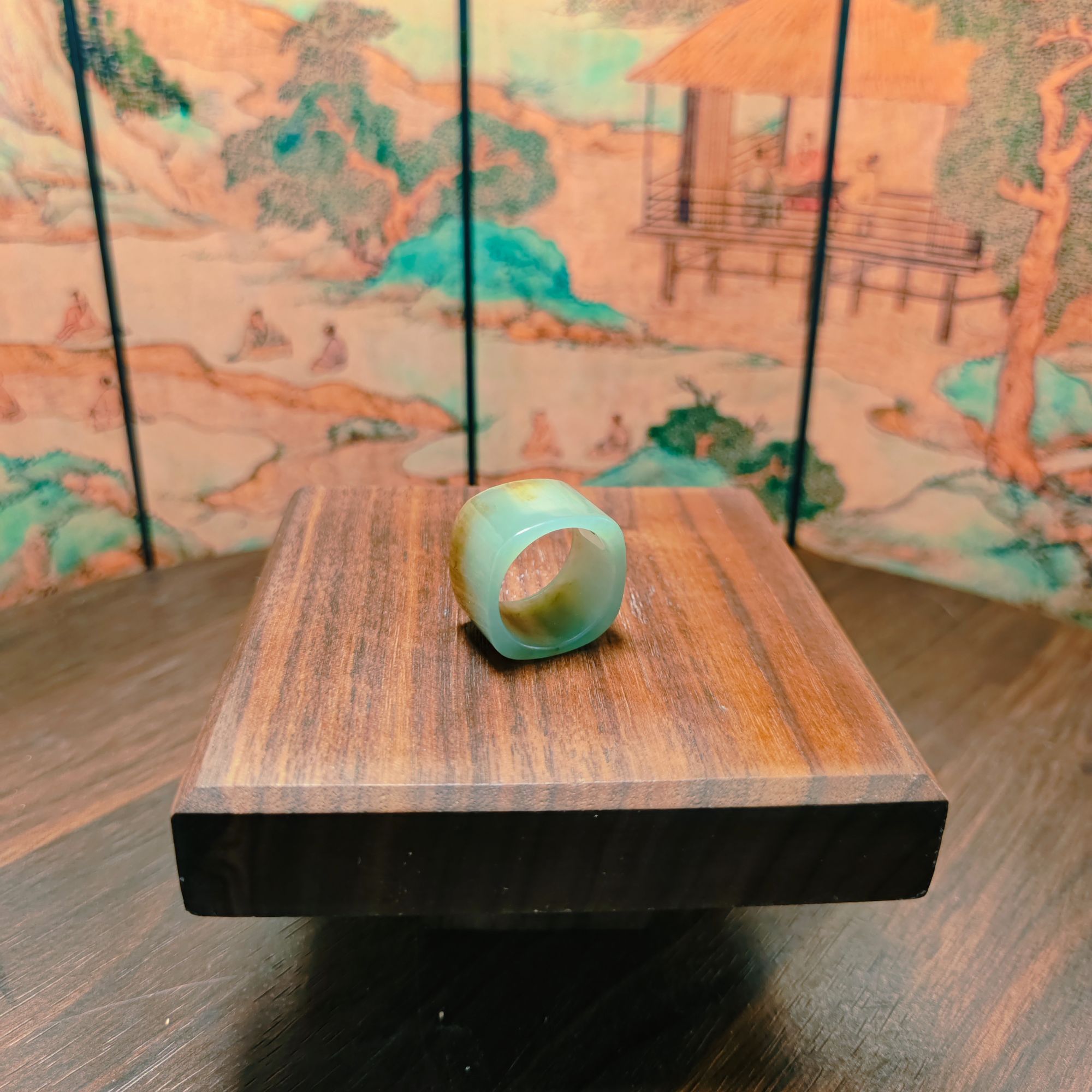 W和田玉扳指（卡18+）0419