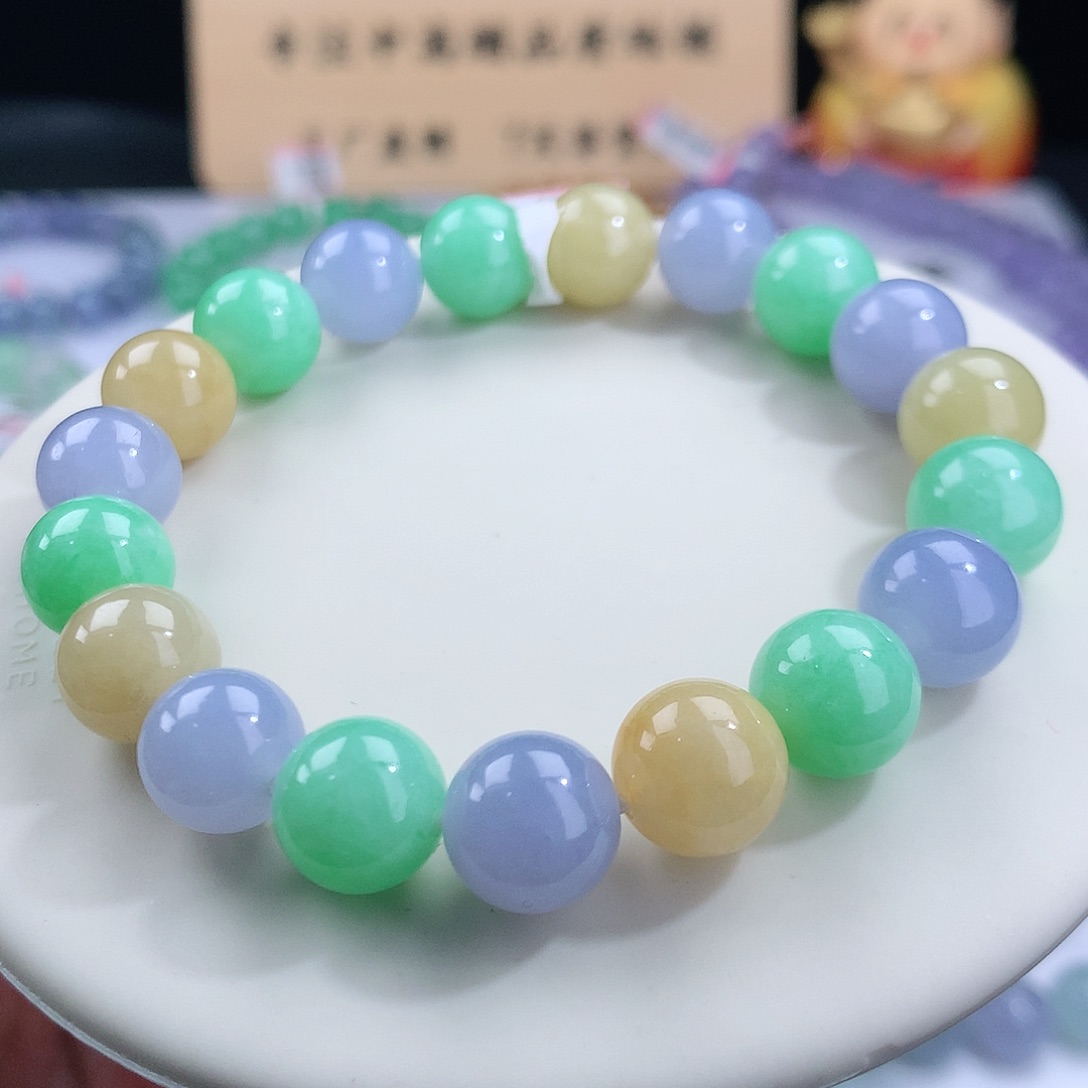 翡翠手链未镶嵌卡10