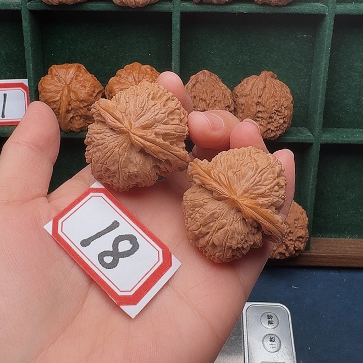 文玩核桃吊坠白狮子41尺