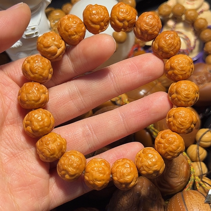 手串/手链橄榄核猴头蝉王