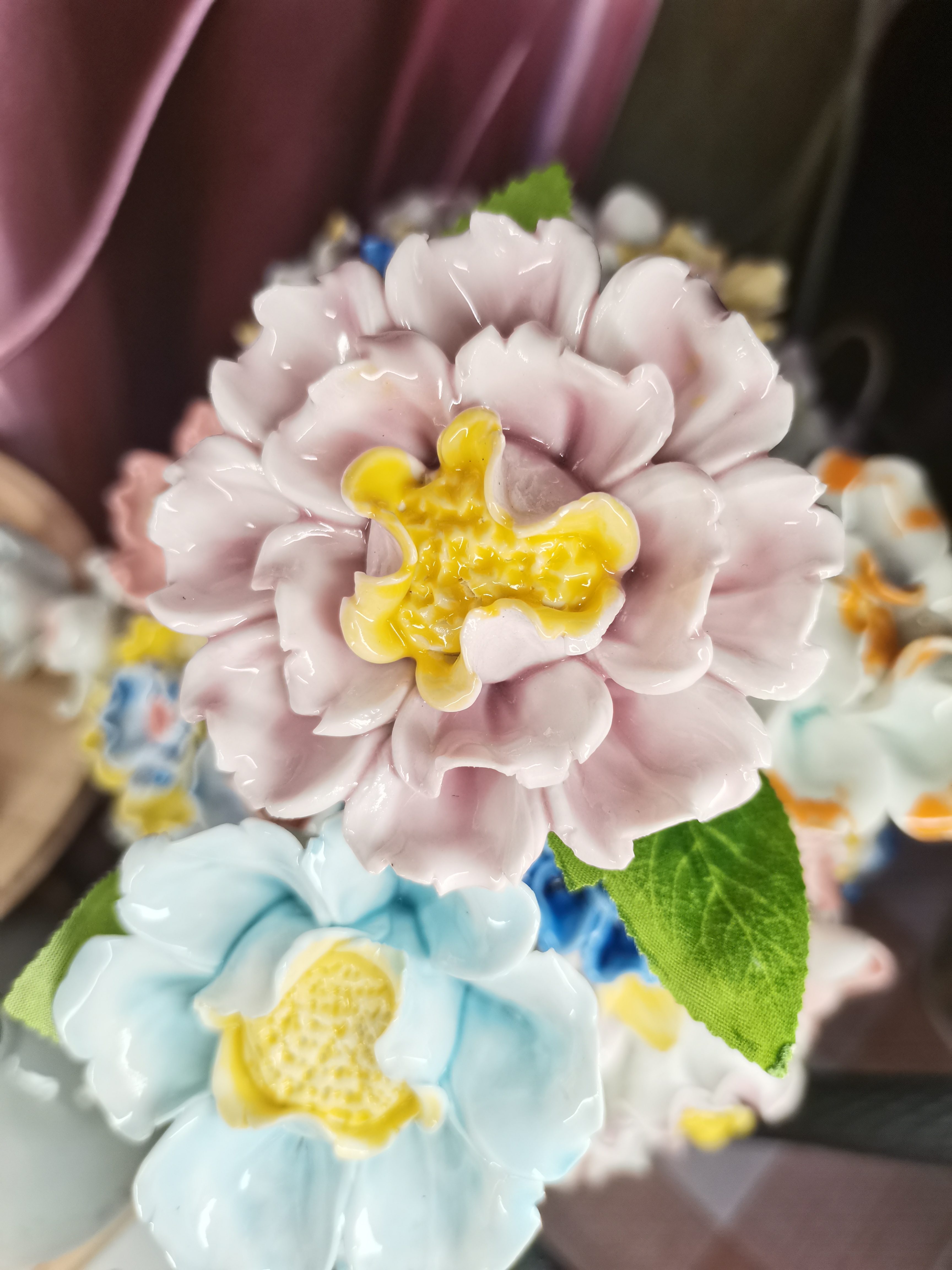 创意手工陶瓷花摆件（大花）