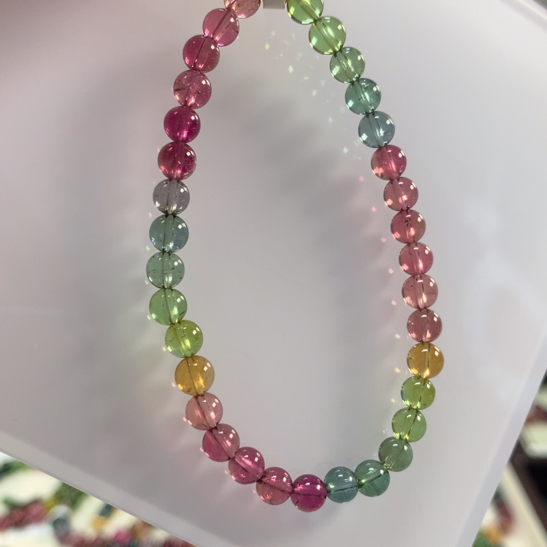 未镶嵌手链碧玺5.2左右