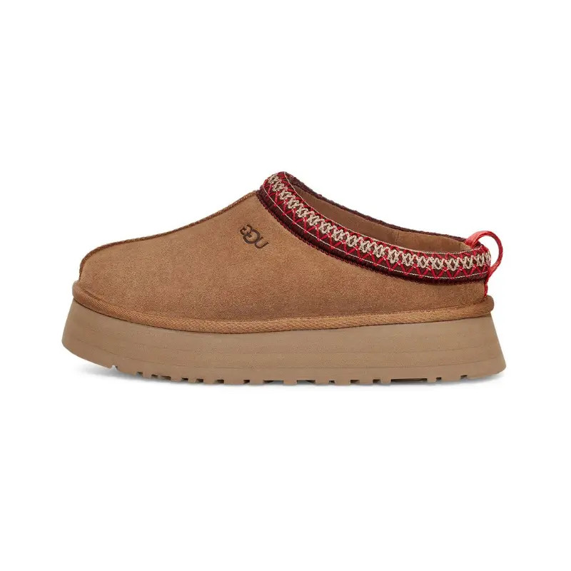 U家底高4cm秋季女士休闲舒适低帮厚底塔茨乐福鞋时尚懒人拖鞋-1