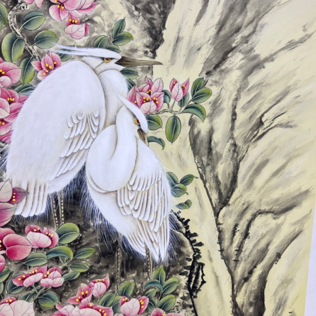 李老师四尺花鸟精品