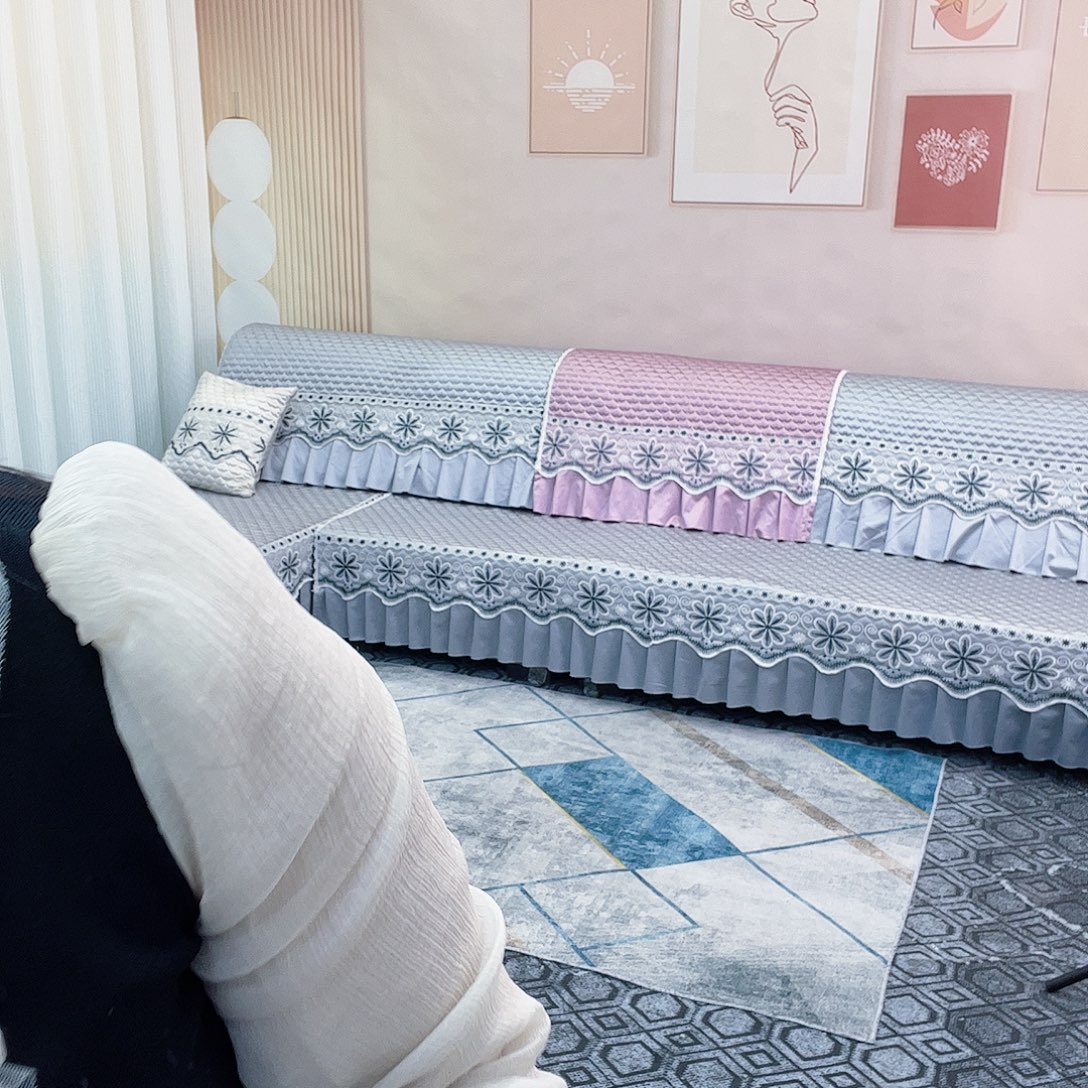 小***屋雪尼尔坐垫四季用品坐垫四季通用