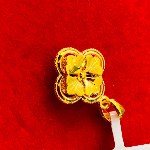 【莹莹专享】足金999 四叶草吊坠 ZP 1.37