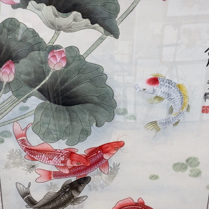 【闪购商品】国画手绘国画工笔带框