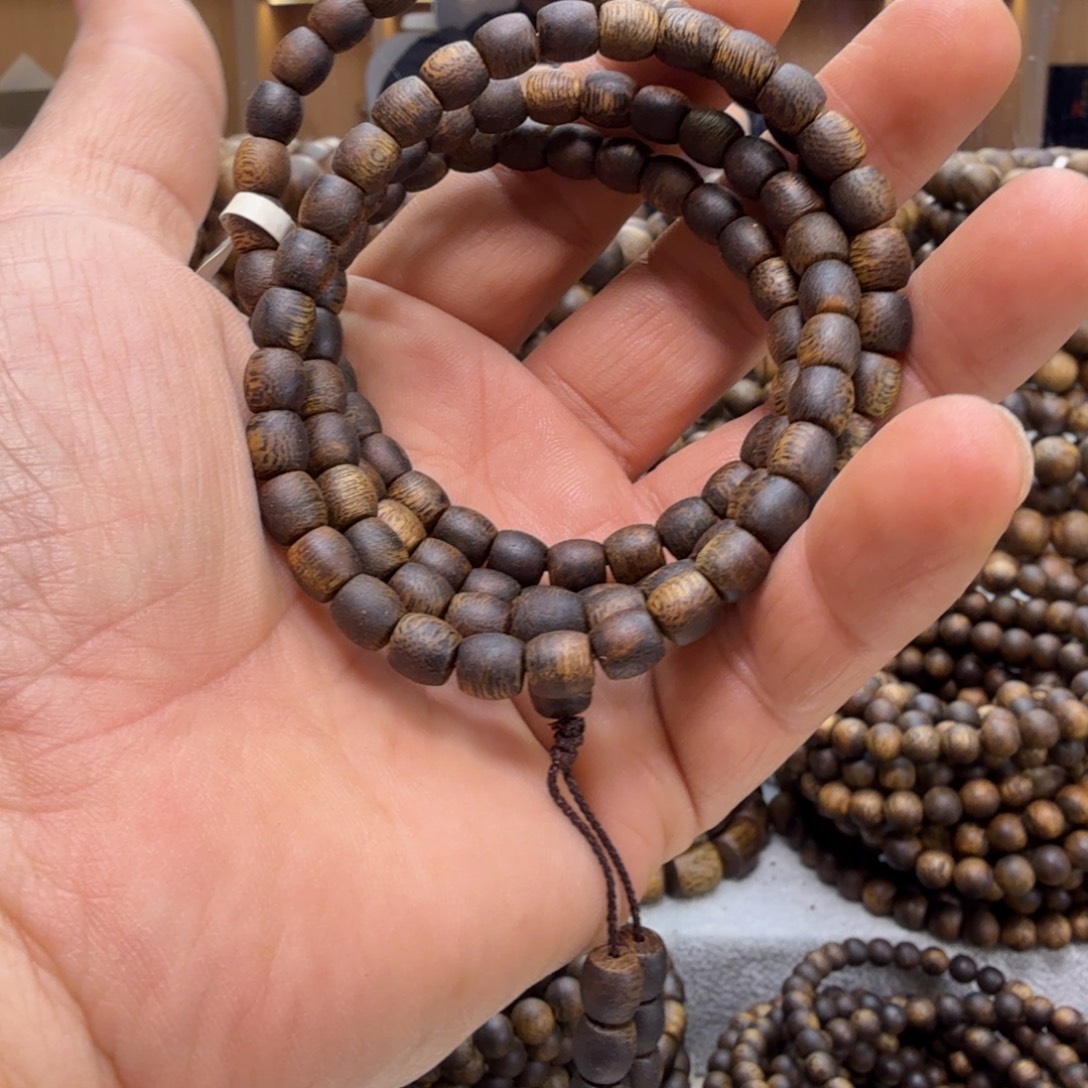 手串沉香鼓珠0.6多圈手串17