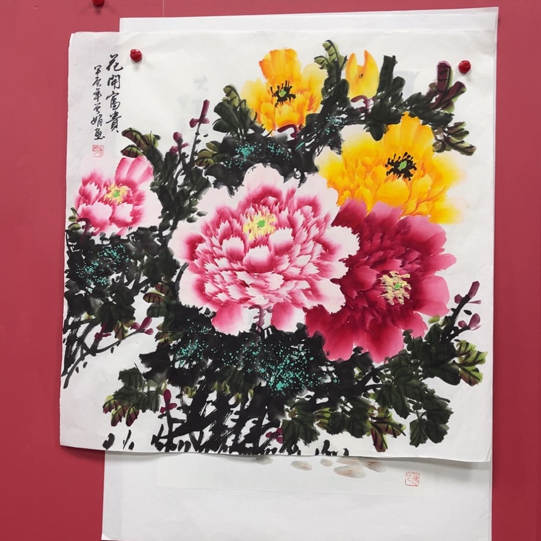 国画国画作品集一个由