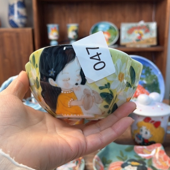 炉景德镇釉下手绘陶瓷 