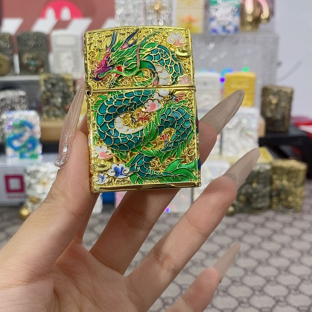 镜面五彩神龙礼盒装