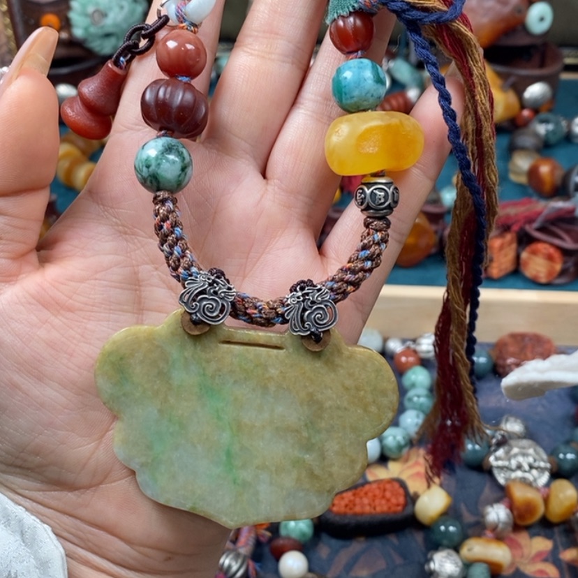 【闪购商品】翡翠颈饰未镶嵌项链