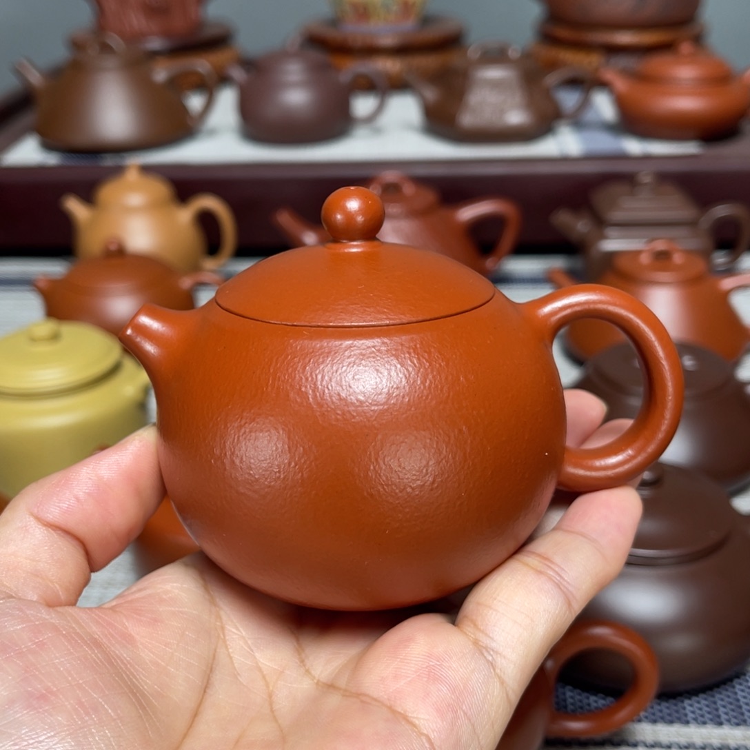 ①***程紫砂茶壶全手工制作150cc