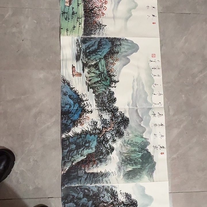 国画黄春香尺寸册页尺寸850*45