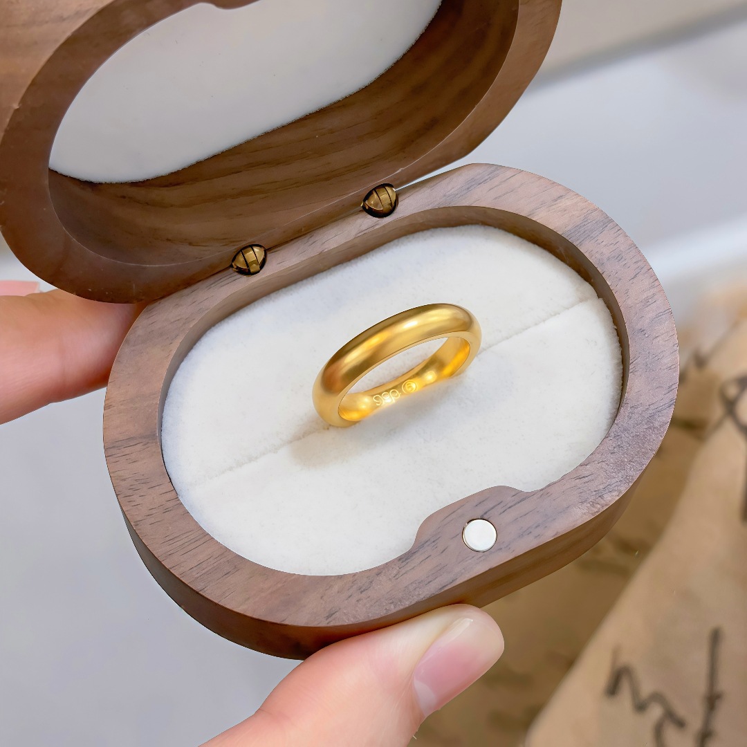  4n~素圈戒指  时尚百搭