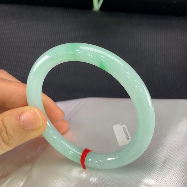 翡翠手镯未镶嵌圆条54 