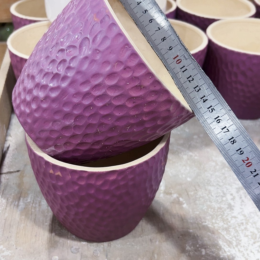 有孔外贸尾单陶瓷花盆凑单10米包邮