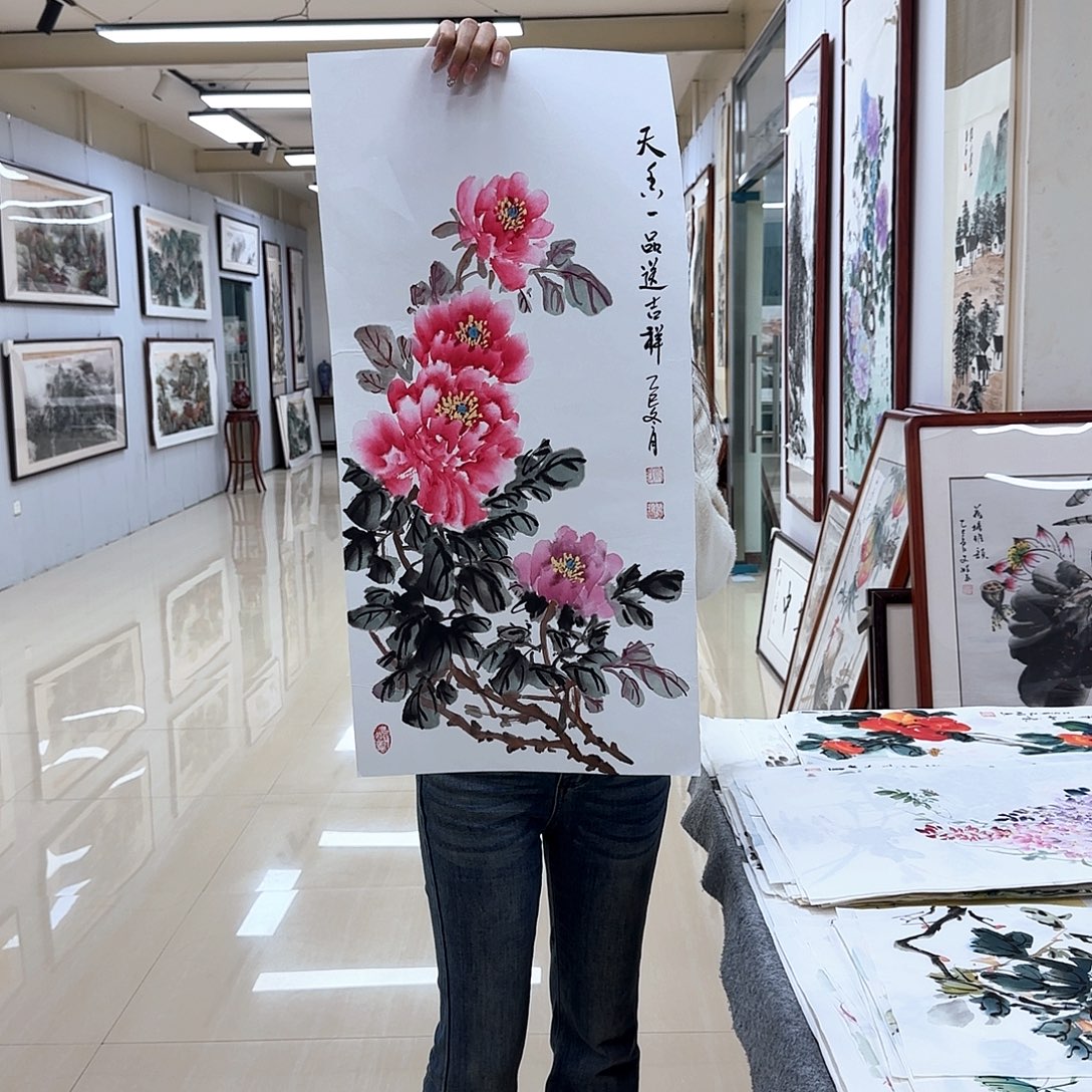 国画国画作品多次