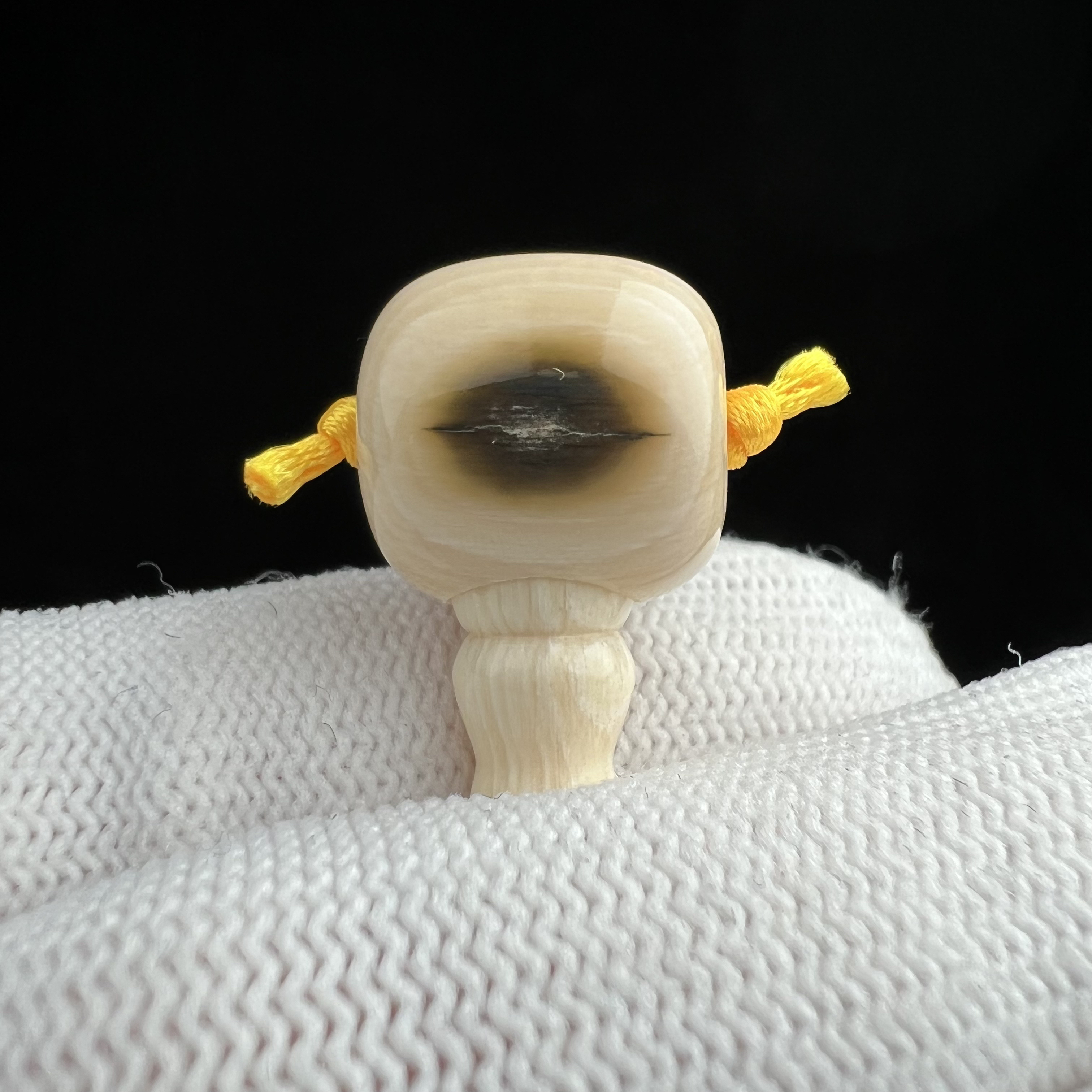 D1212天然猛犸牙 藏式三通13.8*21.8mm支持复检 假一罚十