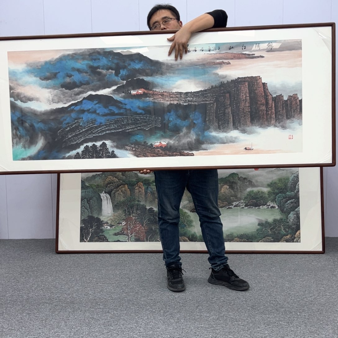 国画国画作品展览210*80