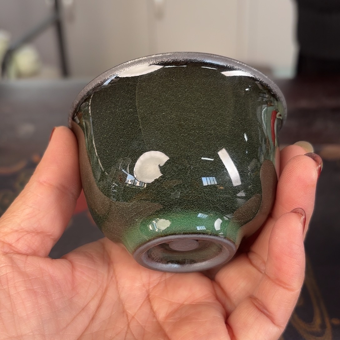 龙泉云间青瓷小米茶器